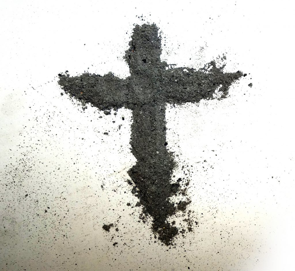 images for ash wednesday imposition of ashes black and white